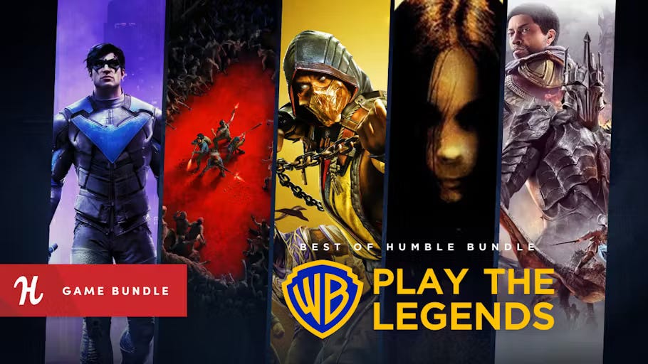 Humble Bundle предлагает 16 игр Warner Bros. за 12 до 27 августа. Включает Batman, Gotham Knights, Mortal Kombat 11. Активация в Steam до 2026 года.
