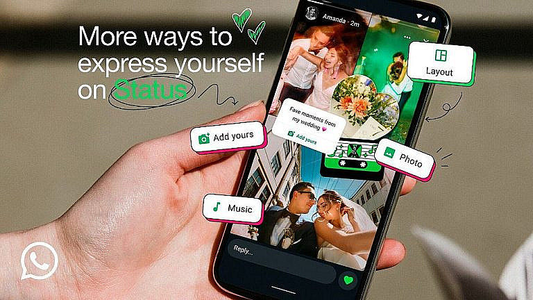 WhatsApp обновил Status: коллажи, музыкальные стикеры, фотостикеры и Add Yours. Новые функции делают статусы креативнее и увлекательнее.